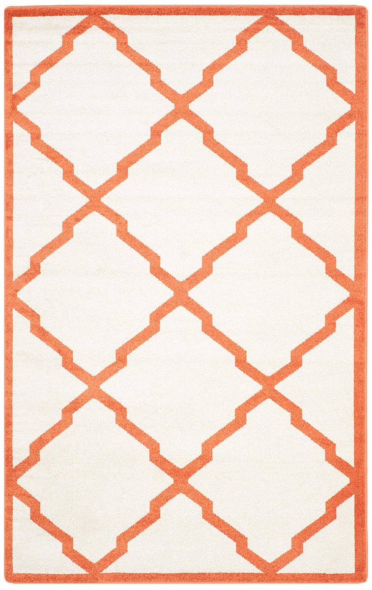 Safavieh Amherst Amt421F Beige / Orange Geometric Area Rug