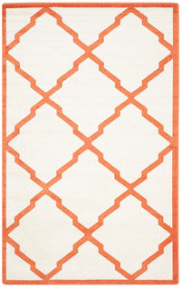 Safavieh Amherst Amt421F Beige / Orange Geometric Area Rug