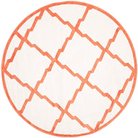 Safavieh Amherst Amt421F Beige / Orange Geometric Area Rug