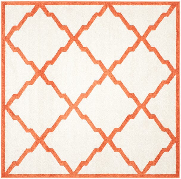 Safavieh Amherst Amt421F Beige / Orange Geometric Area Rug