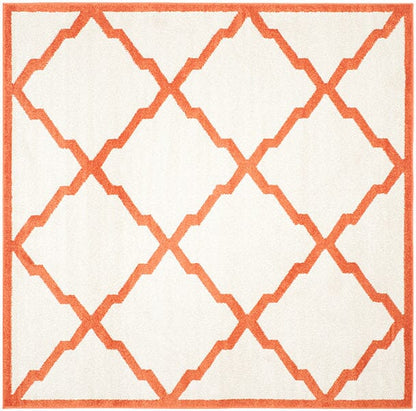 Safavieh Amherst Amt421F Beige / Orange Geometric Area Rug