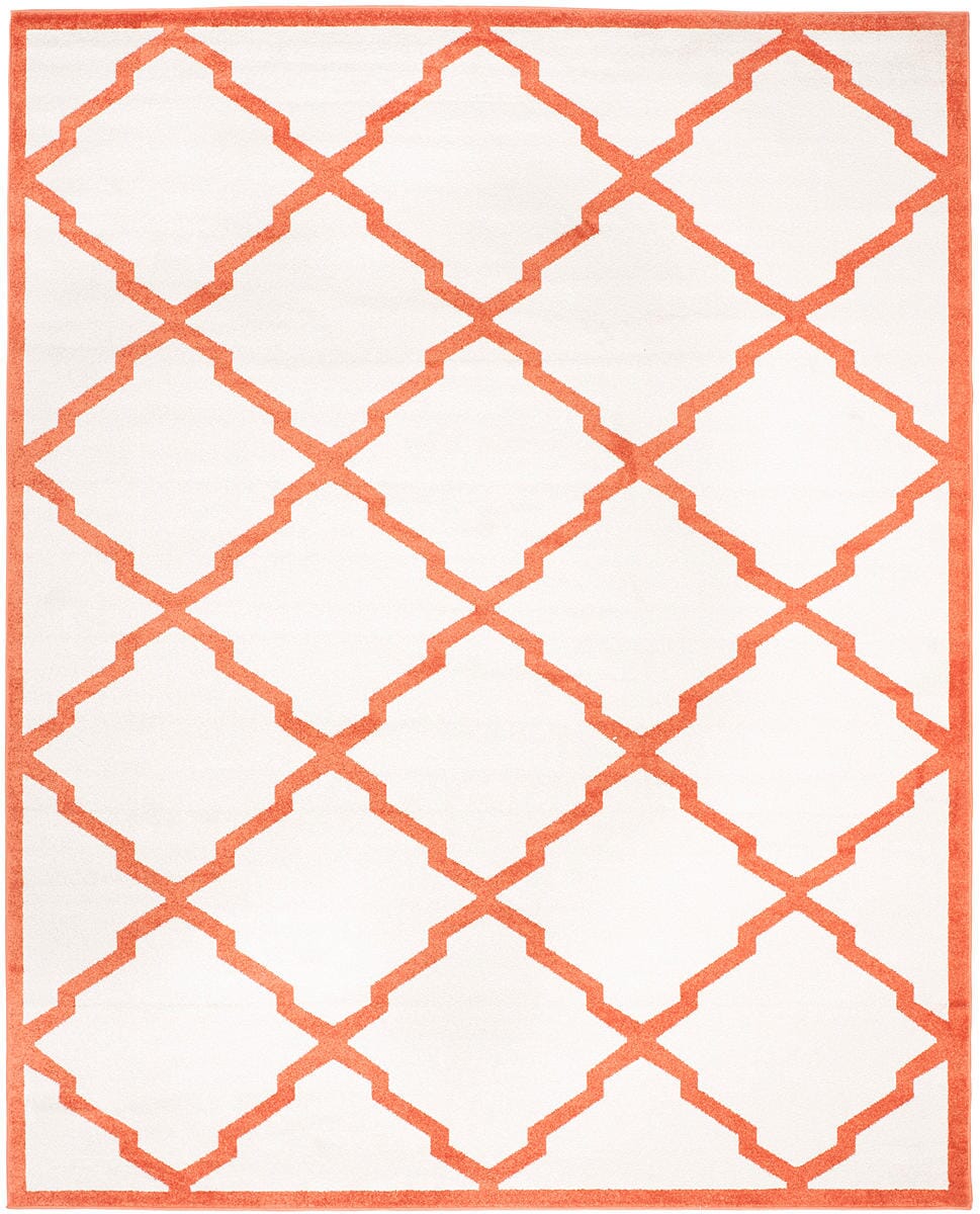 Safavieh Amherst Amt421F Beige / Orange Geometric Area Rug