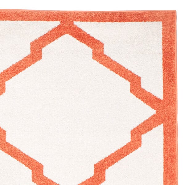 Safavieh Amherst Amt421F Beige / Orange Geometric Area Rug