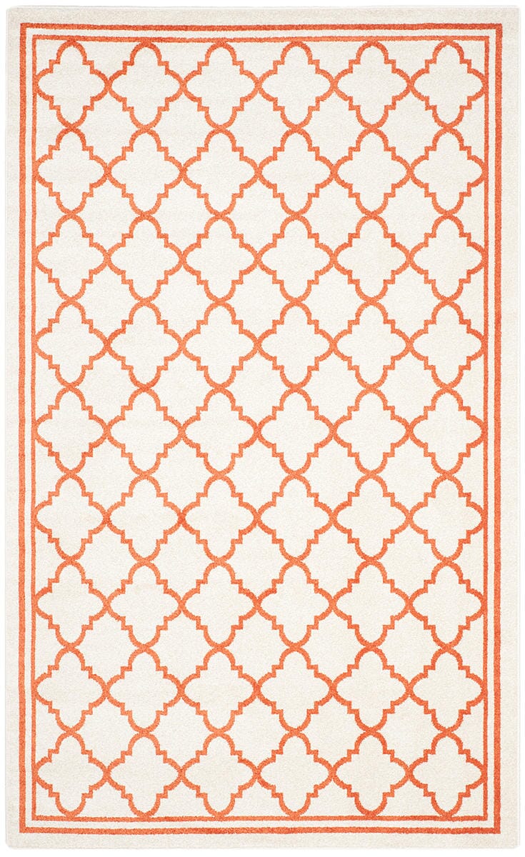 Safavieh Amherst Amt422F Beige / Orange Geometric Area Rug