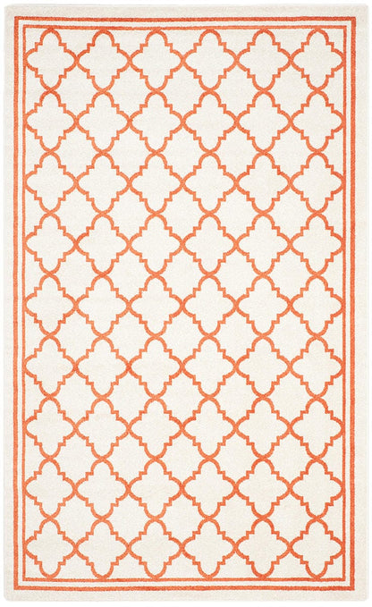 Safavieh Amherst Amt422F Beige / Orange Geometric Area Rug