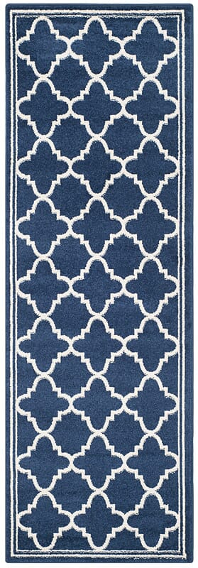 Safavieh Amherst Amt422P Navy / Beige Geometric Area Rug