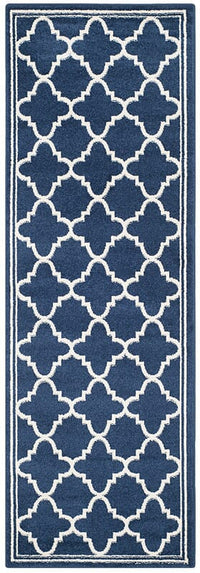 Safavieh Amherst Amt422P Navy / Beige Geometric Area Rug