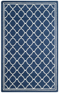 Safavieh Amherst Amt422P Navy / Beige Geometric Area Rug