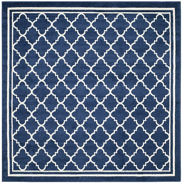 Safavieh Amherst Amt422P Navy / Beige Geometric Area Rug