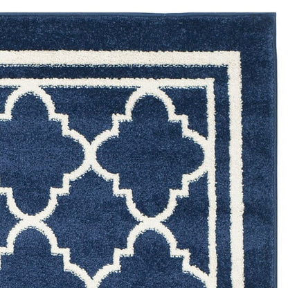 Safavieh Amherst Amt422P Navy / Beige Geometric Area Rug