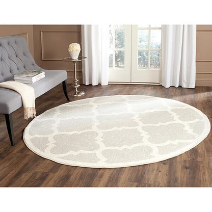 Safavieh Amherst Amt423B Light Grey / Beige Geometric Area Rug