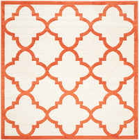 Safavieh Amherst Amt423F Beige / Orange Geometric Area Rug