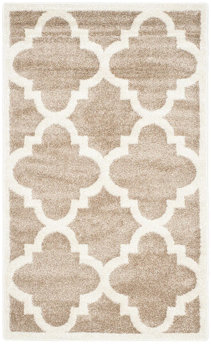 Safavieh Amherst Amt423S Wheat / Beige Geometric Area Rug