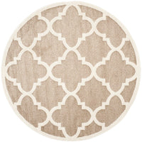 Safavieh Amherst Amt423S Wheat / Beige Geometric Area Rug