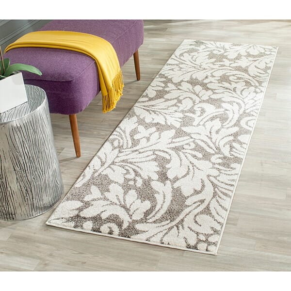 Safavieh Amherst Amt425R Dark Grey / Beige Floral / Country Area Rug