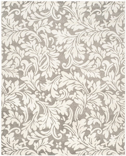 Safavieh Amherst Amt425R Dark Grey / Beige Floral / Country Area Rug