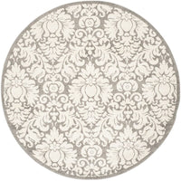 Safavieh Amherst Amt427R Dark Grey / Beige Damask Area Rug