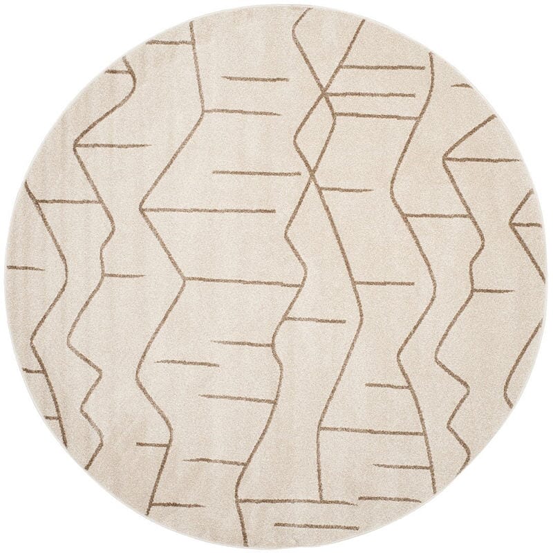 Safavieh Amherst Amt429K Ivory / Grey Geometric Area Rug