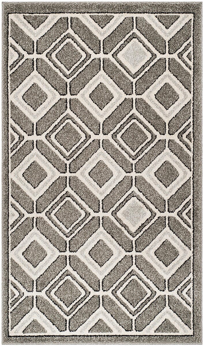 Safavieh Amherst Amt433C Grey / Light Grey Geometric Area Rug