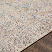 Surya Amasya Amy-2303 Dark Blue, Aqua, Pale Blue, Dark Red Area Rug