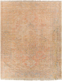 Surya Amasya Amy-2305 Burnt Orange, Coral, Peach, Dark Red Area Rug