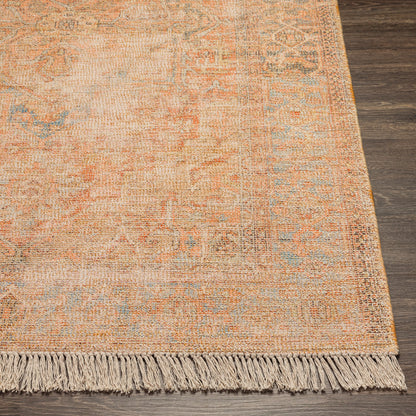 Surya Amasya Amy-2305 Burnt Orange, Coral, Peach, Dark Red Area Rug