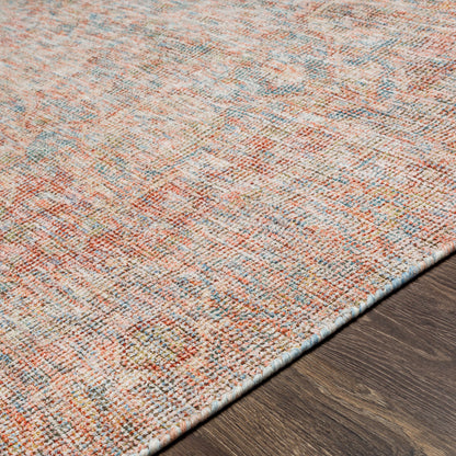 Surya Amasya Amy-2306 Burnt Orange, Dark Red, Dark Blue, Aqua Area Rug