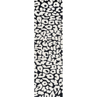 Nuloom Rorie Leopard Print Nro2683A Black Area Rug