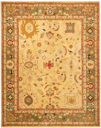 Safavieh Anatolia an511a Beige / Green Area Rug