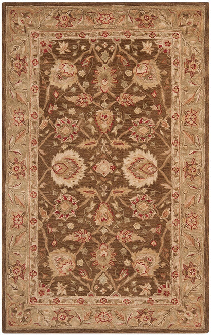 Safavieh Anatolia An512F Brown / Green Area Rug