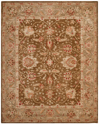 Safavieh Anatolia An512F Brown / Green Area Rug