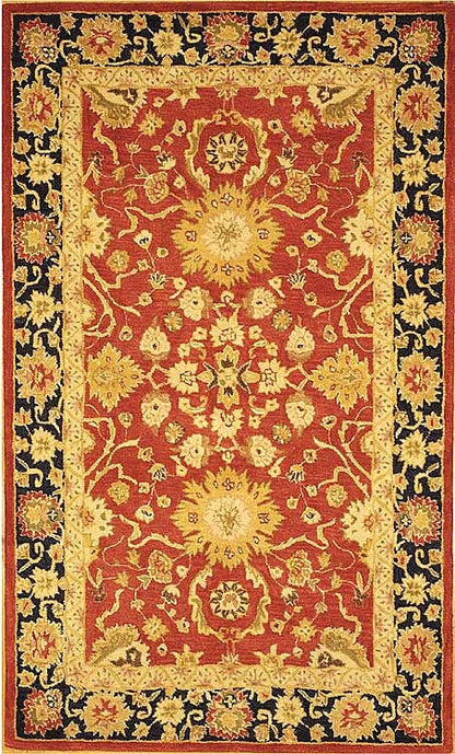 Safavieh Anatolia An517A Red / Navy Area Rug