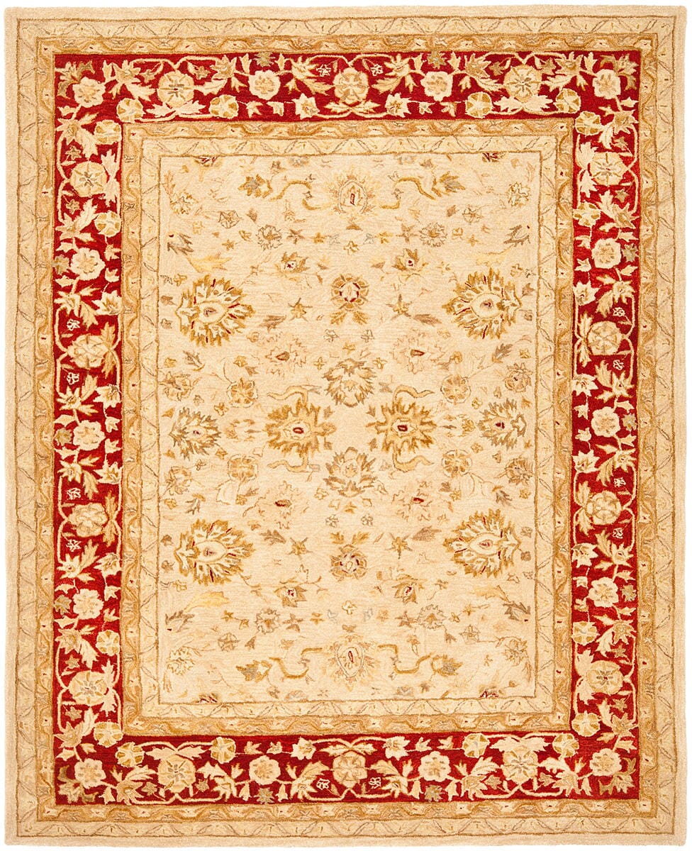 Safavieh Anatolia An522C Ivory / Red Area Rug