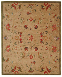 Safavieh Anatolia An525A Beige / Green Floral / Country Area Rug