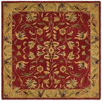 Safavieh Anatolia An526A Burgundy / Gold Area Rug