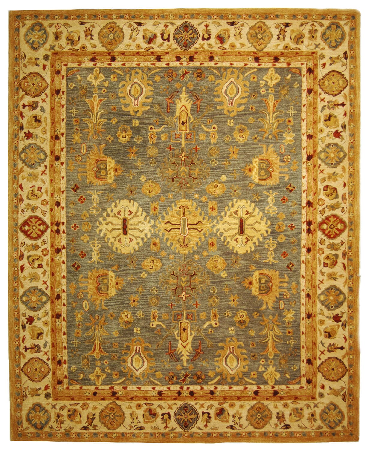 Safavieh Anatolia An547A Blue / Ivory Area Rug