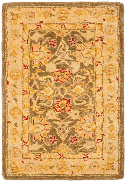 Safavieh Anatolia an553a Green / Gold Area Rug