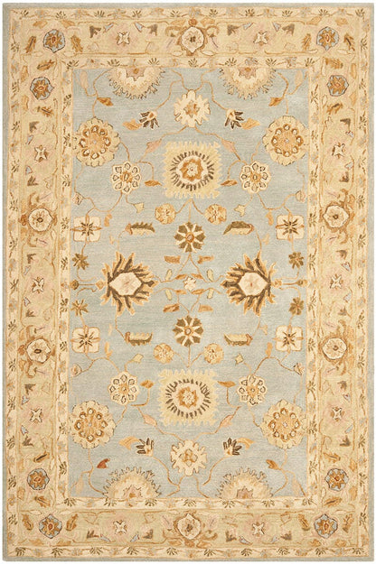 Safavieh Anatolia An556B Blue / Sage Area Rug