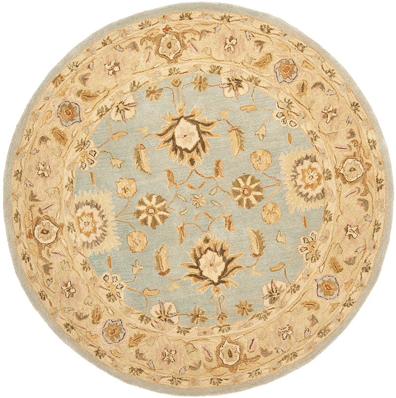 Safavieh Anatolia An556B Blue / Sage Area Rug