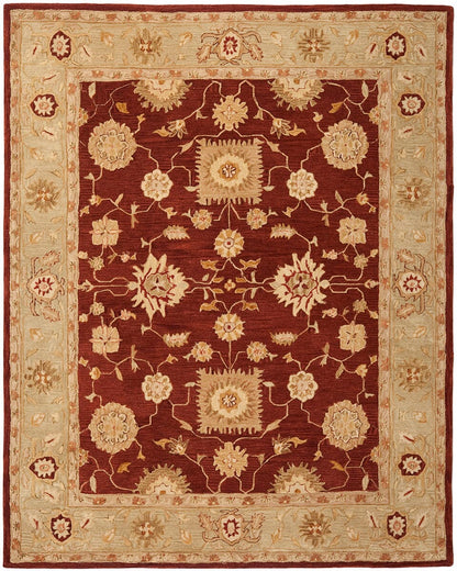 Safavieh Anatolia An556F Red / Sage Area Rug