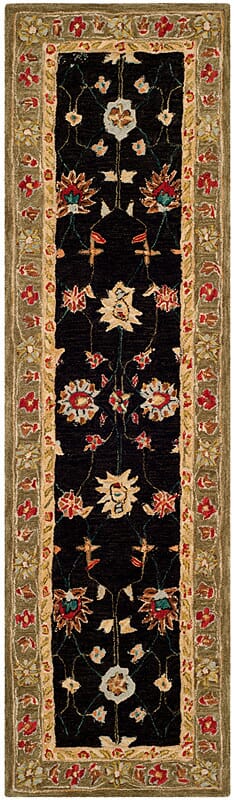 Safavieh Anatolia An561C Black / Green Area Rug