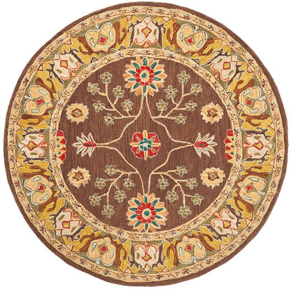 Safavieh Anatolia An562A Brown / Gold Area Rug