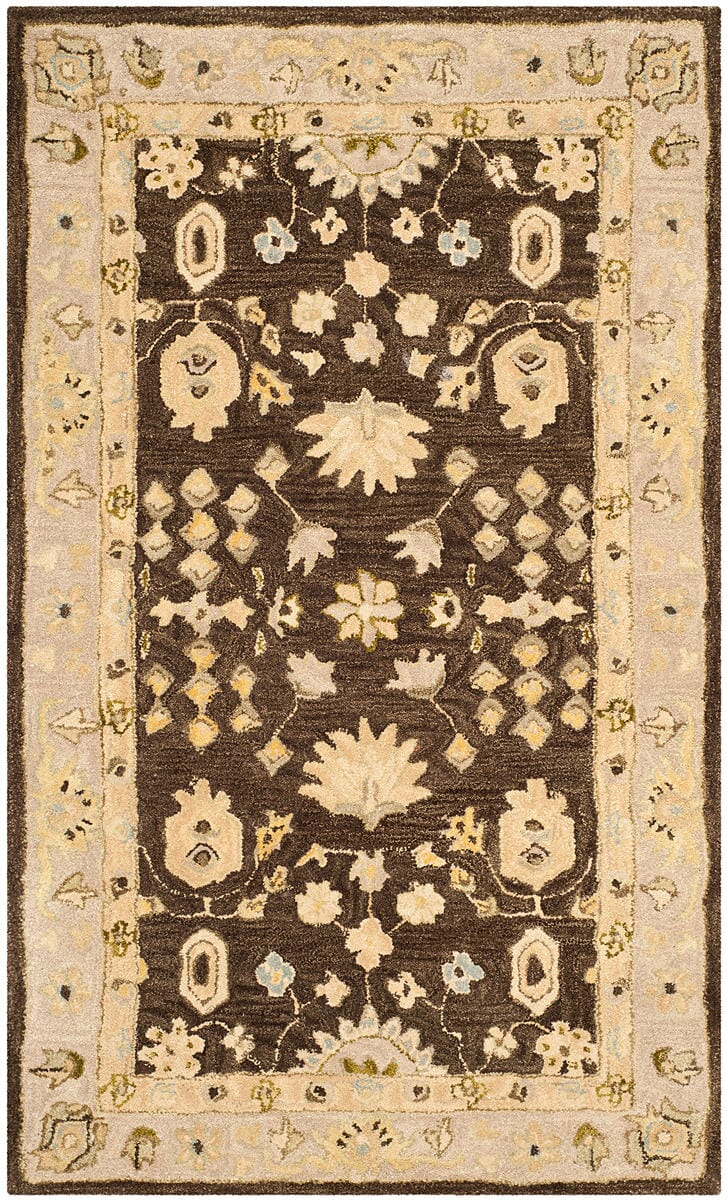 Safavieh Anatolia An564A Chocolate / Ivory Area Rug