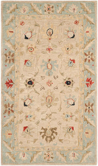 Safavieh Anatolia An569C Natural / Soft Turquoise Area Rug