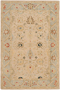 Safavieh Anatolia An569C Natural / Soft Turquoise Area Rug