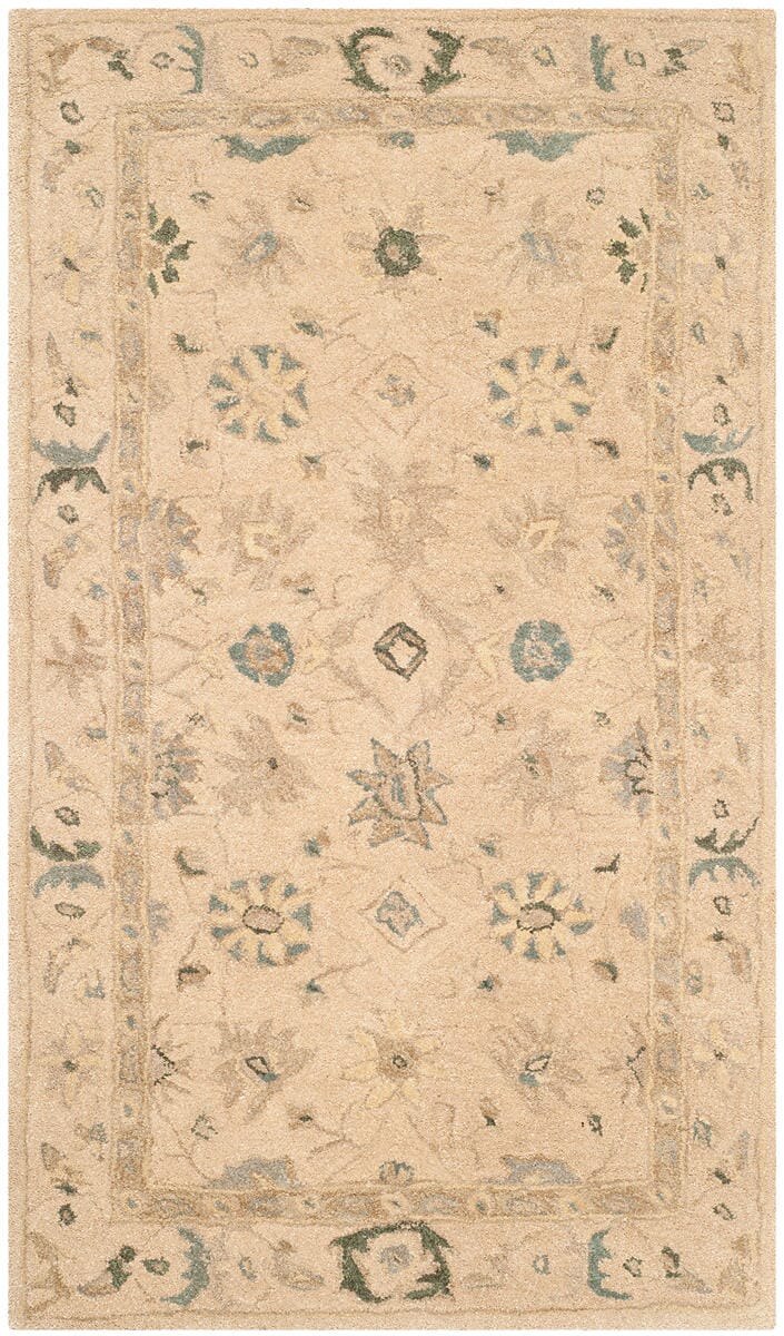 Safavieh Anatolia An572A Taupe / Blue Area Rug