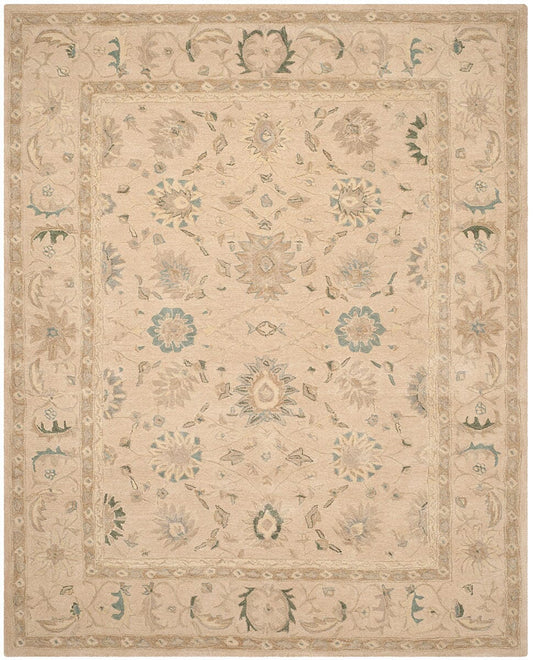 Safavieh Anatolia An572A Taupe / Blue Area Rug