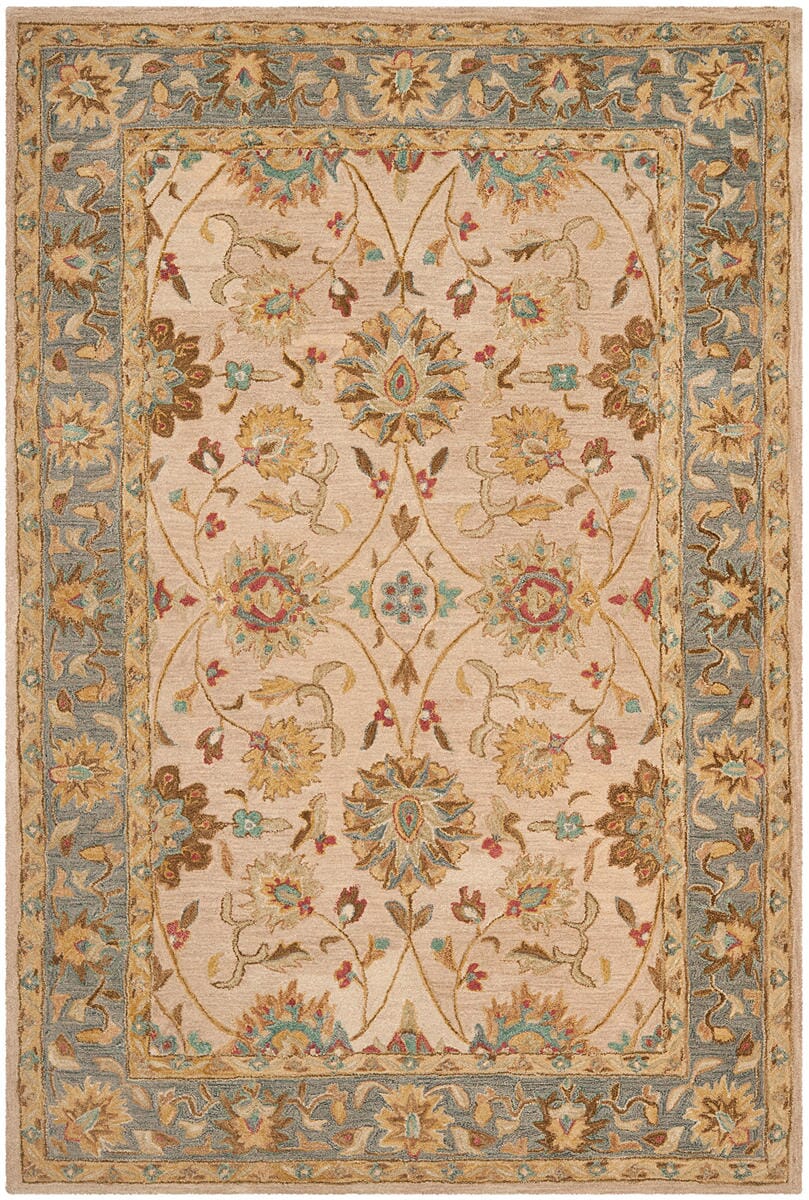 Safavieh Anatolia An580D Ivory / Blue Area Rug