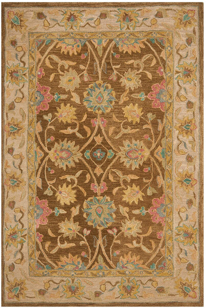 Safavieh Anatolia An580F Brown / Ivory Area Rug