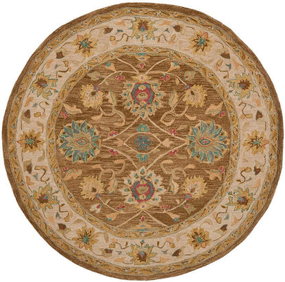 Safavieh Anatolia An580F Brown / Ivory Area Rug